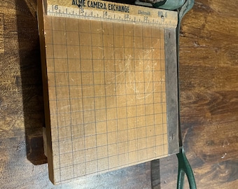 1920's Acme Camera Exchange Detroit Michigan Paper Cutter No. 6
