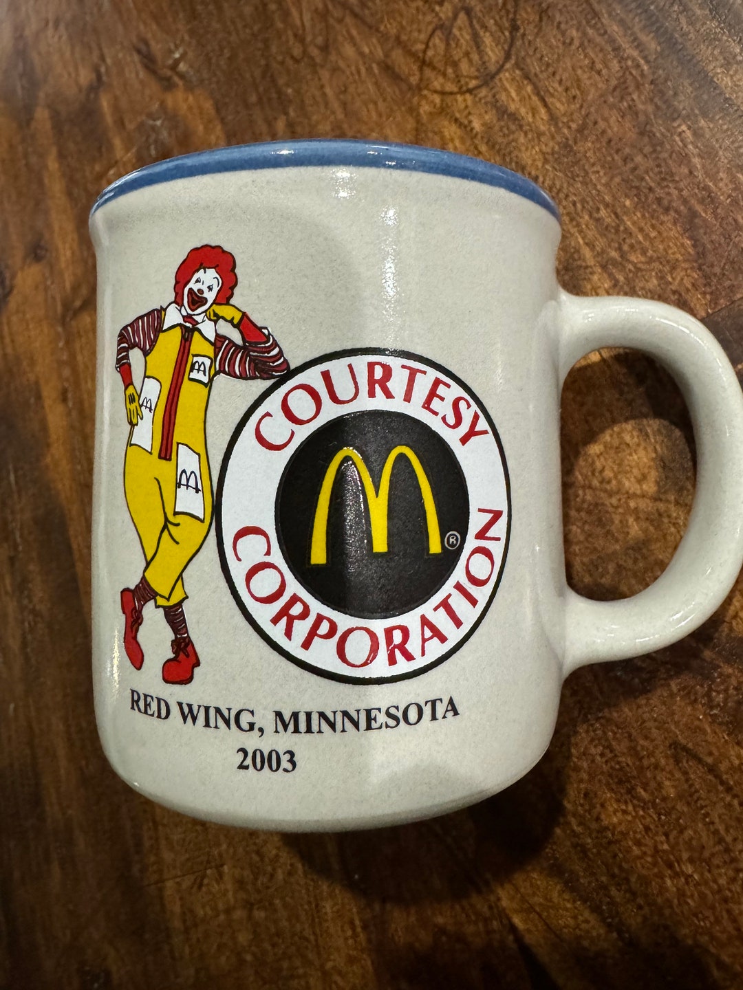 Rare Vintage Hard to Find Red Wing Mcdonalds Minnesota Coffee Mug
