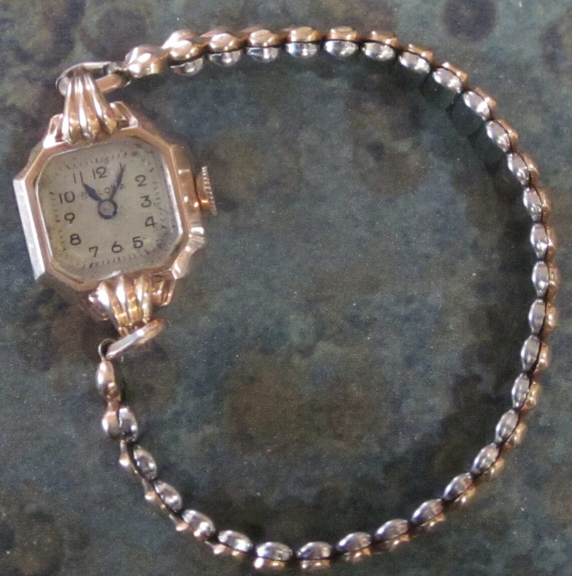Ladies Vintage Bulova Wrist Watch 10K Gold Filled 12K Band Etsy