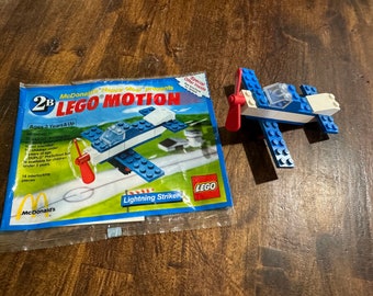 1989 McD McDonald's Lego Motion No 2B Lightning Striker Loose with Original Package and Instructions