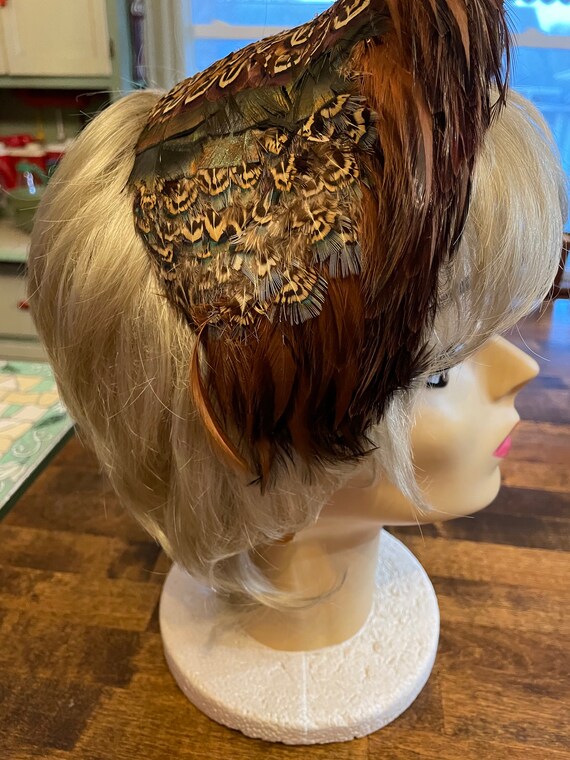Jonquil Original Feather Pheasant Fascinator Hat … - image 7