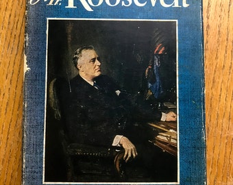 Mr. Roosevelt By Compton Mackenzie 1944 First Edition With Dust Cover "Rare Book"