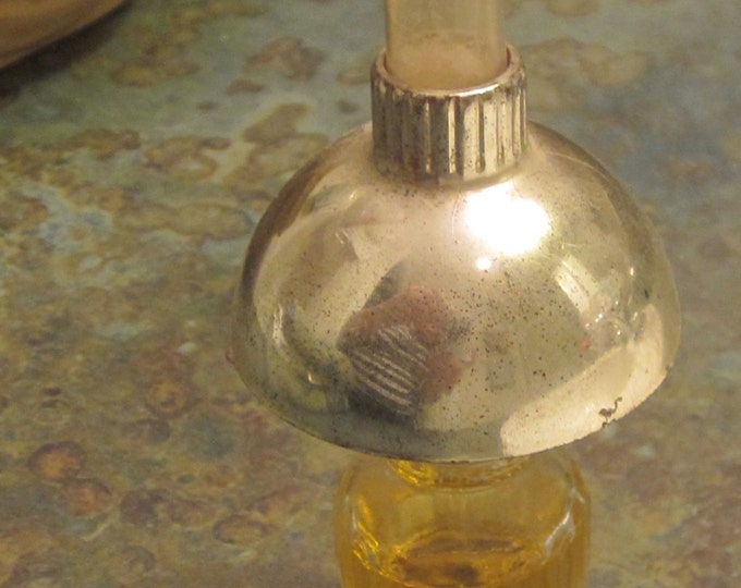 Vintage Lander Oil Lamp Perfume Bottle 4 1/4 Silver Shade Etsy