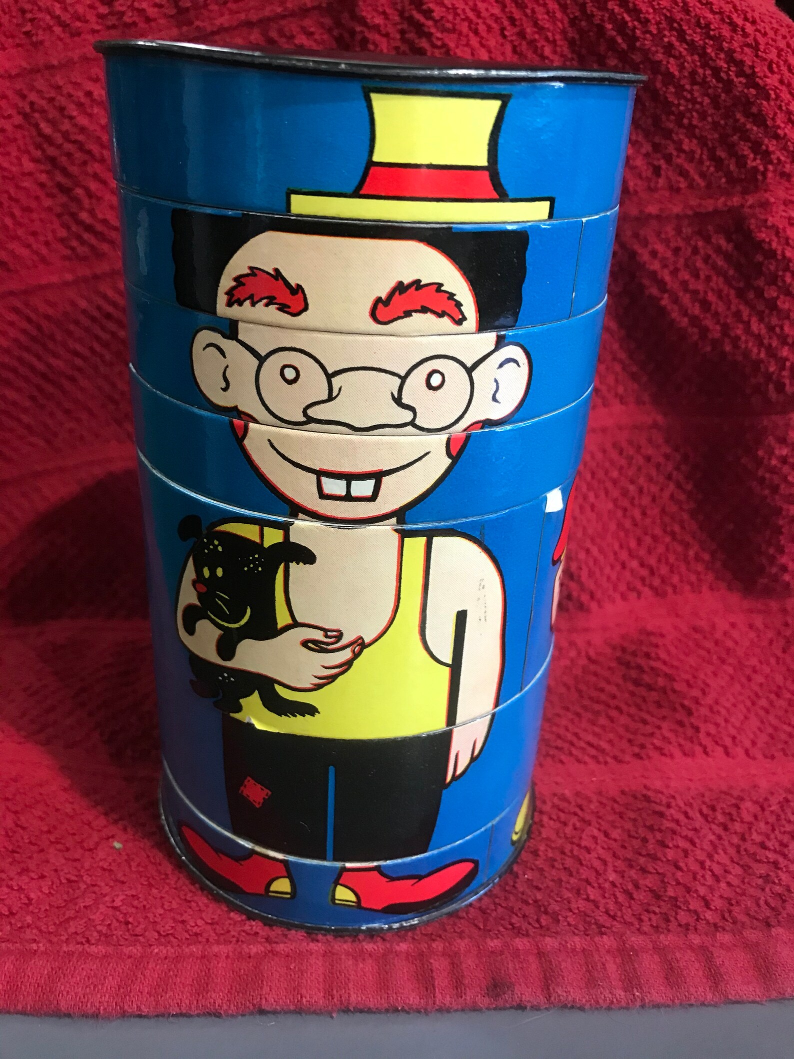 Vintage 1949 Comic Rotor Puzzle Character Game - Etsy