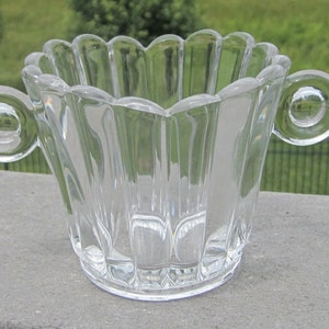 Heisey Crystolite Open Sugar Vintage 1930 Era