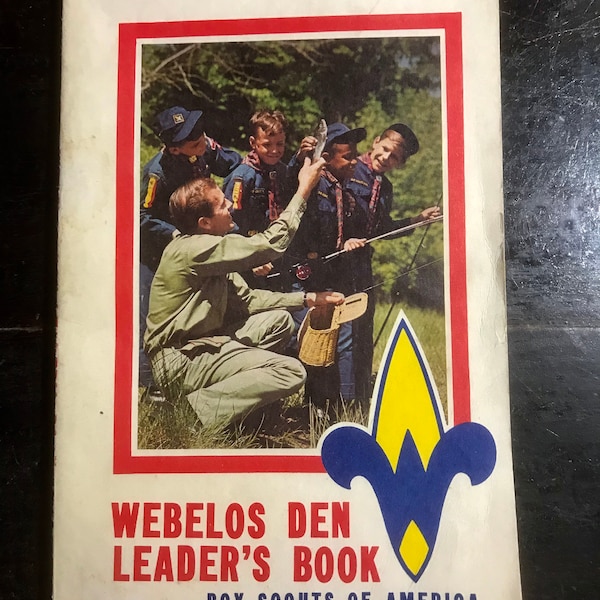 1973 Webelos Den Leader's Book Boy Scouts of America