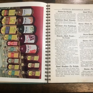 1941 Watkins Household Hints Book Illustrated Advertising Products afbeelding 4