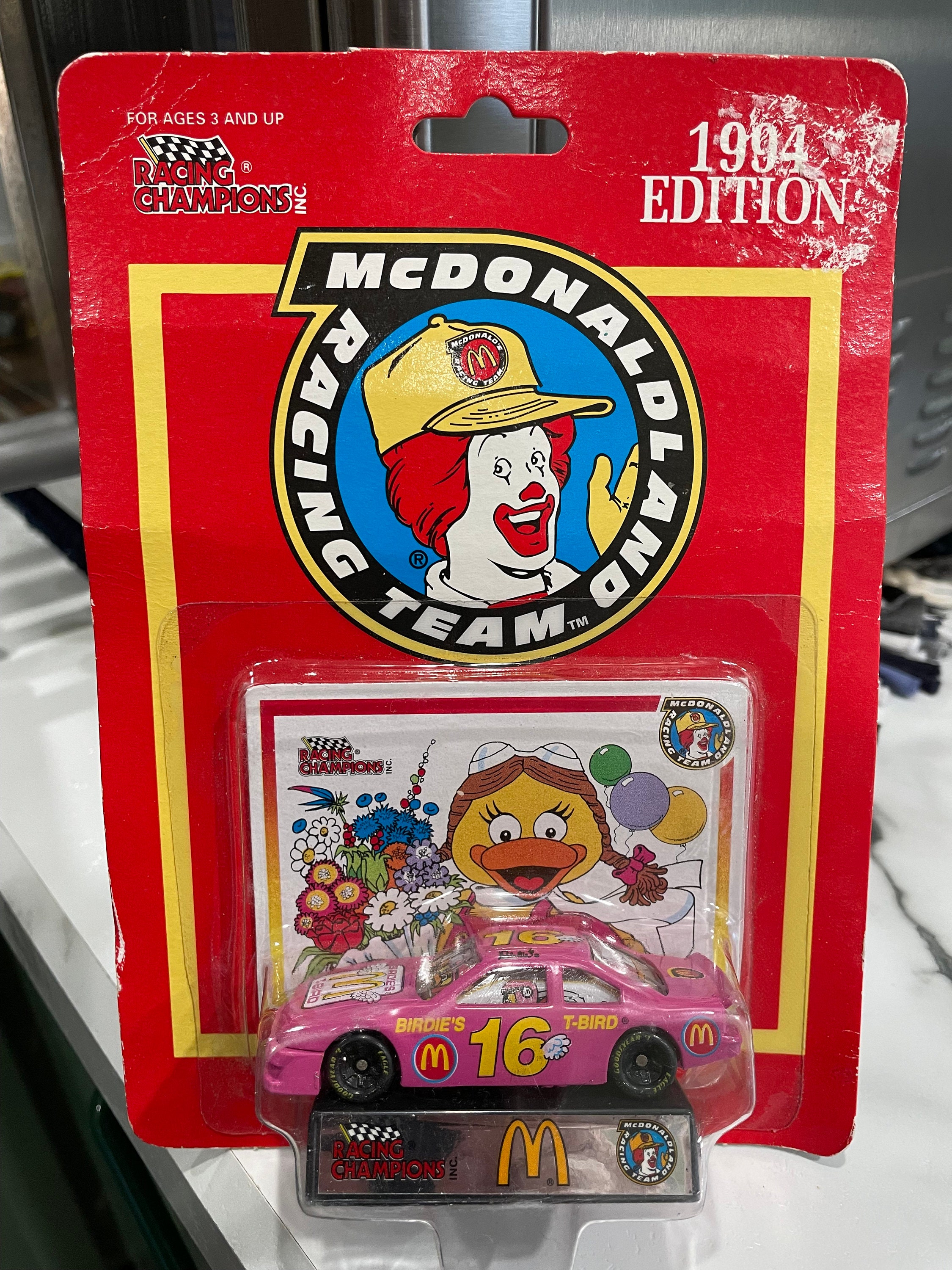 1994 Racing Champions Mcdonald's Birdie's T-bird Die Cast Car Mint