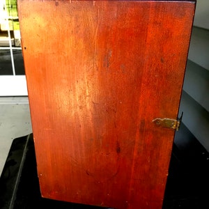 Vintage Handmade Tiny Pine Cabinet Cupboard 14 1/2 &quot; X 9&quot; X  9&quot; Early 1900 Era