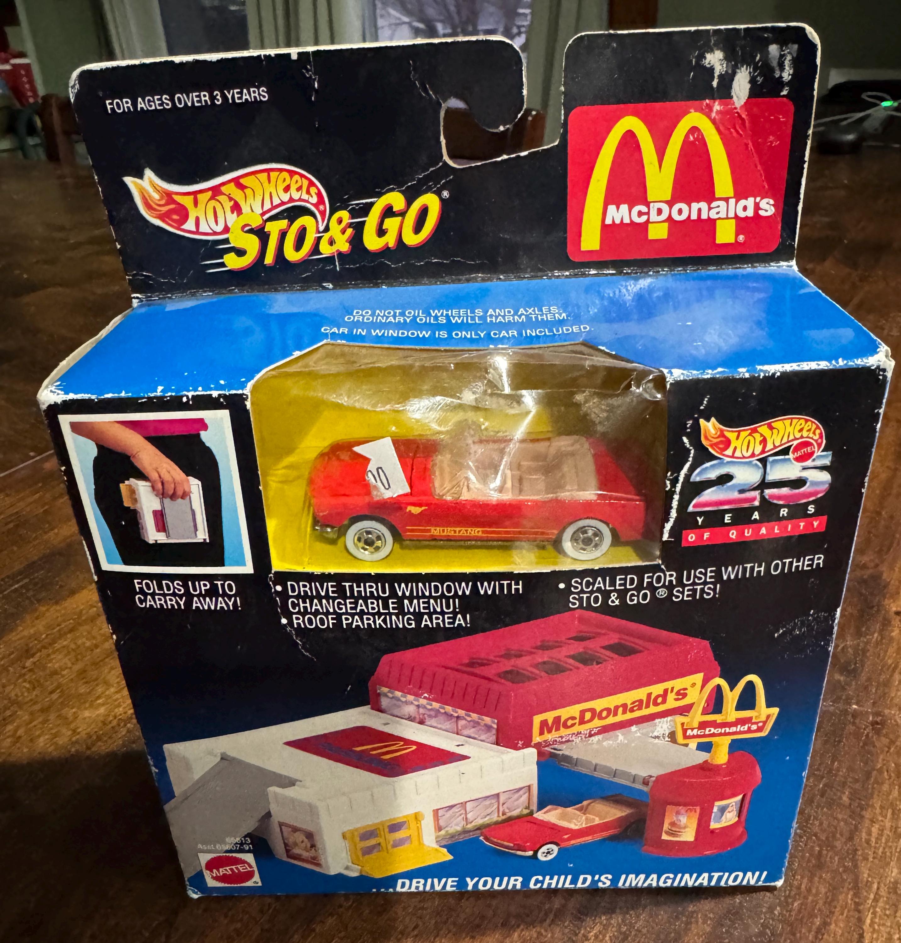 1994 Rare Mcdonalds Hot Wheels Restaurant and Car IOB - Etsy