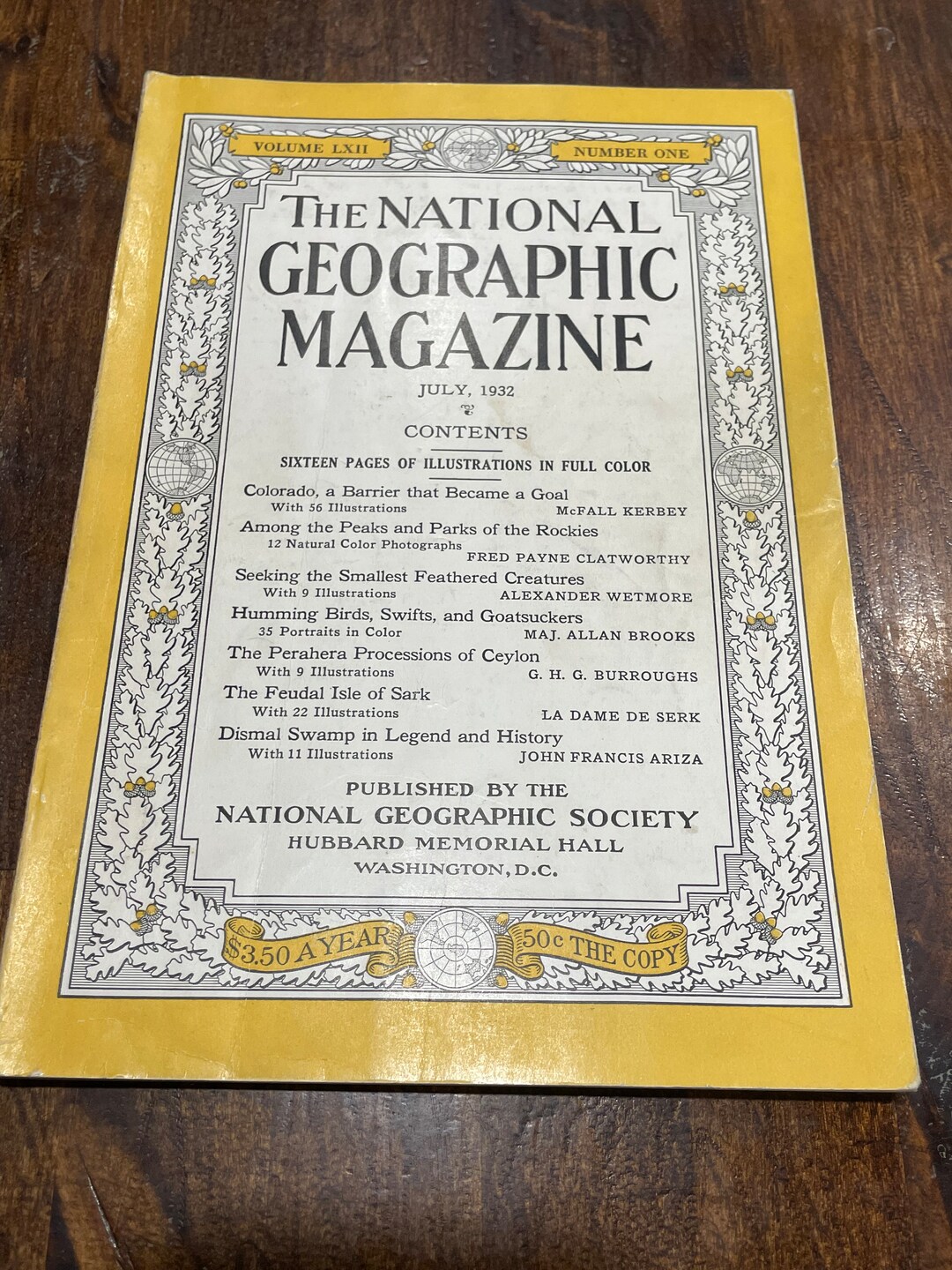 THE NATIONAL GEOGRAPHIC 1932年2月号　東京特集 July 1932 National Geographic Magazine - Etsy