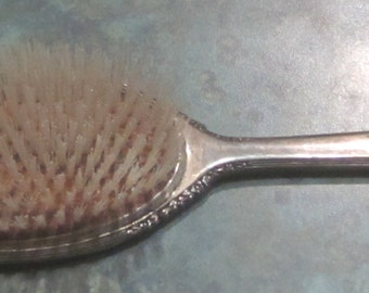 International Sterling Silver Hair Brush 1920 Era 160 Grams