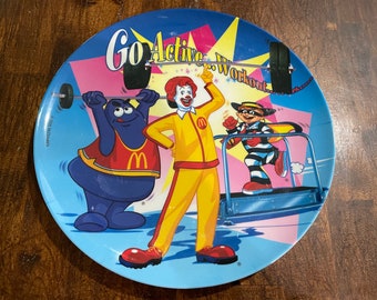 Vintage Mcdonalds Ronald Grimace Hamburglar Exercising Melmac