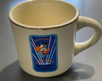 1973 Scouting's Circus World South Florida Council Boy Scout Coffee Mug