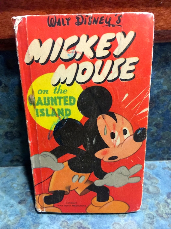 Vintage Better Little Book 1950 Walt Disney Mickey Mouse on