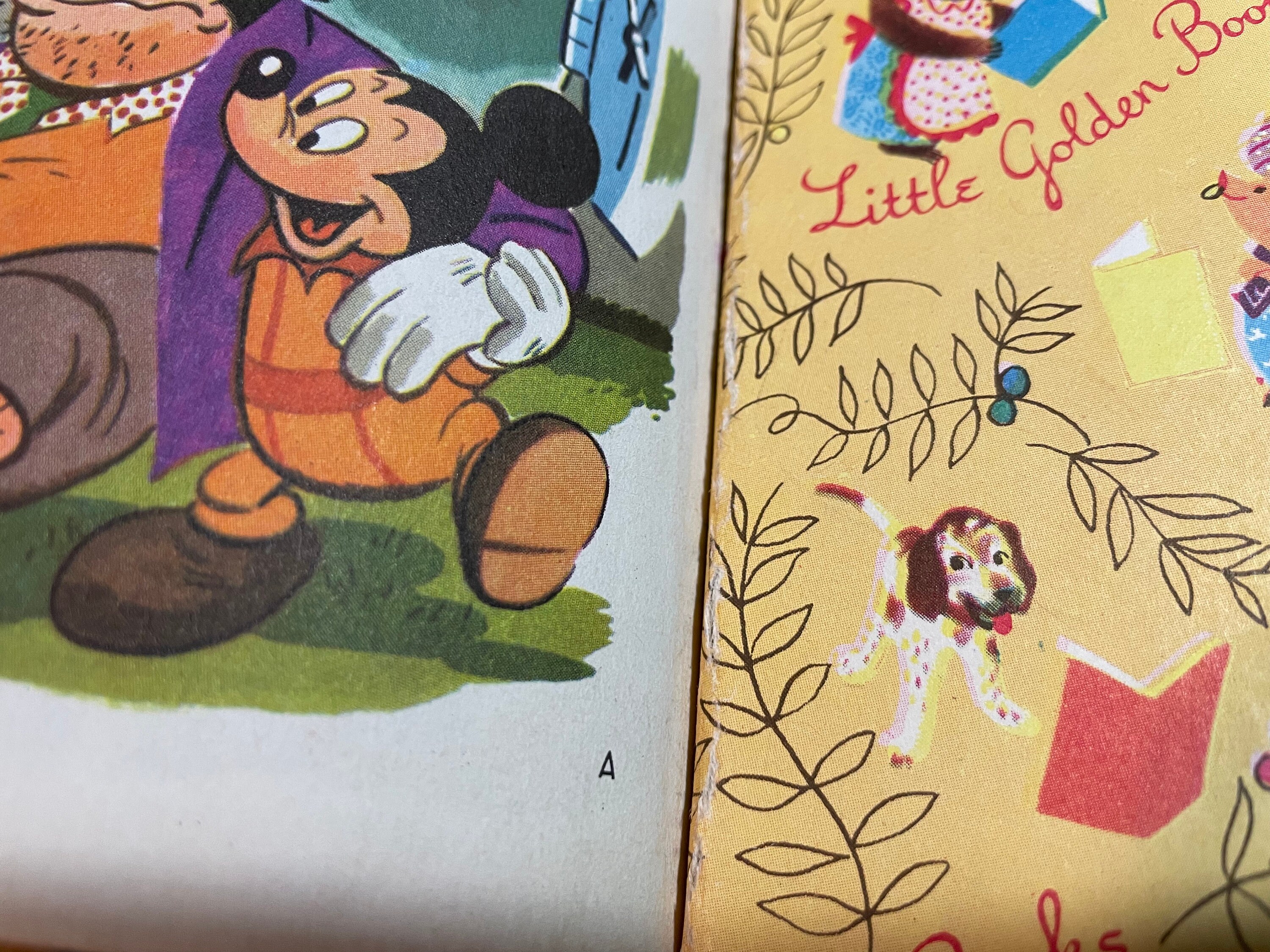 絵画 1952 Walt Disney mickey magazine 1952 Walt Disney Mickey Mouse and His Space Ship 1st Edition A - Etsy