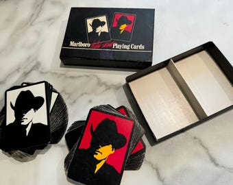 Vintage Marlboro Wild West Playing Cards IOB