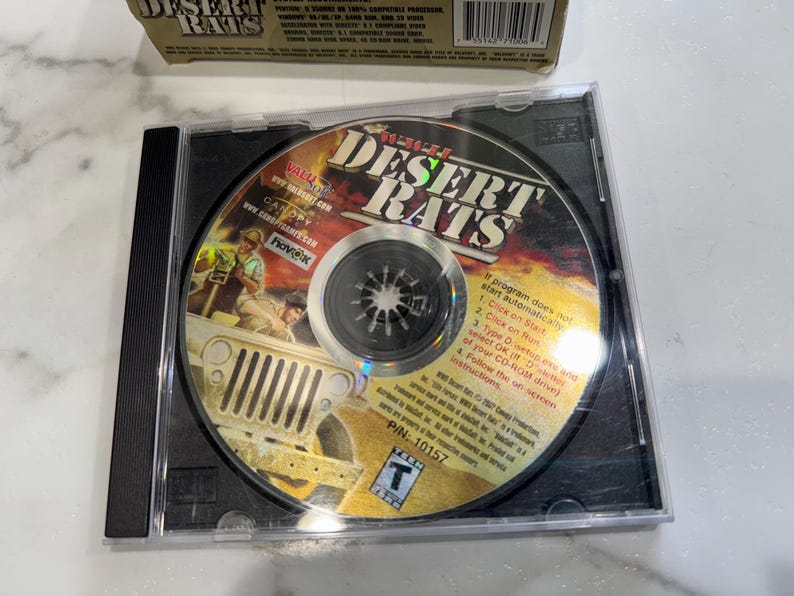 WWII Desert Rats Pc Cd ROM Game - Etsy