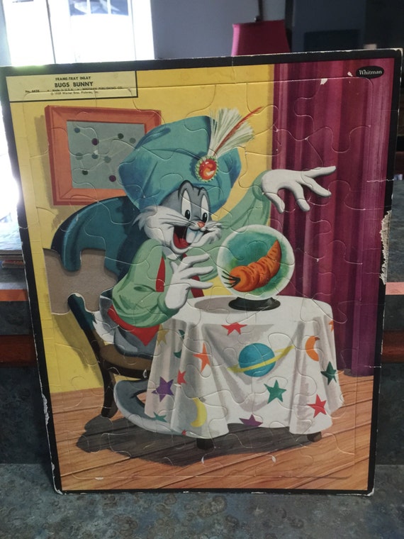 1959 Whitman Bugs Bunny Frame Tray Puzzle 4428 - Etsy