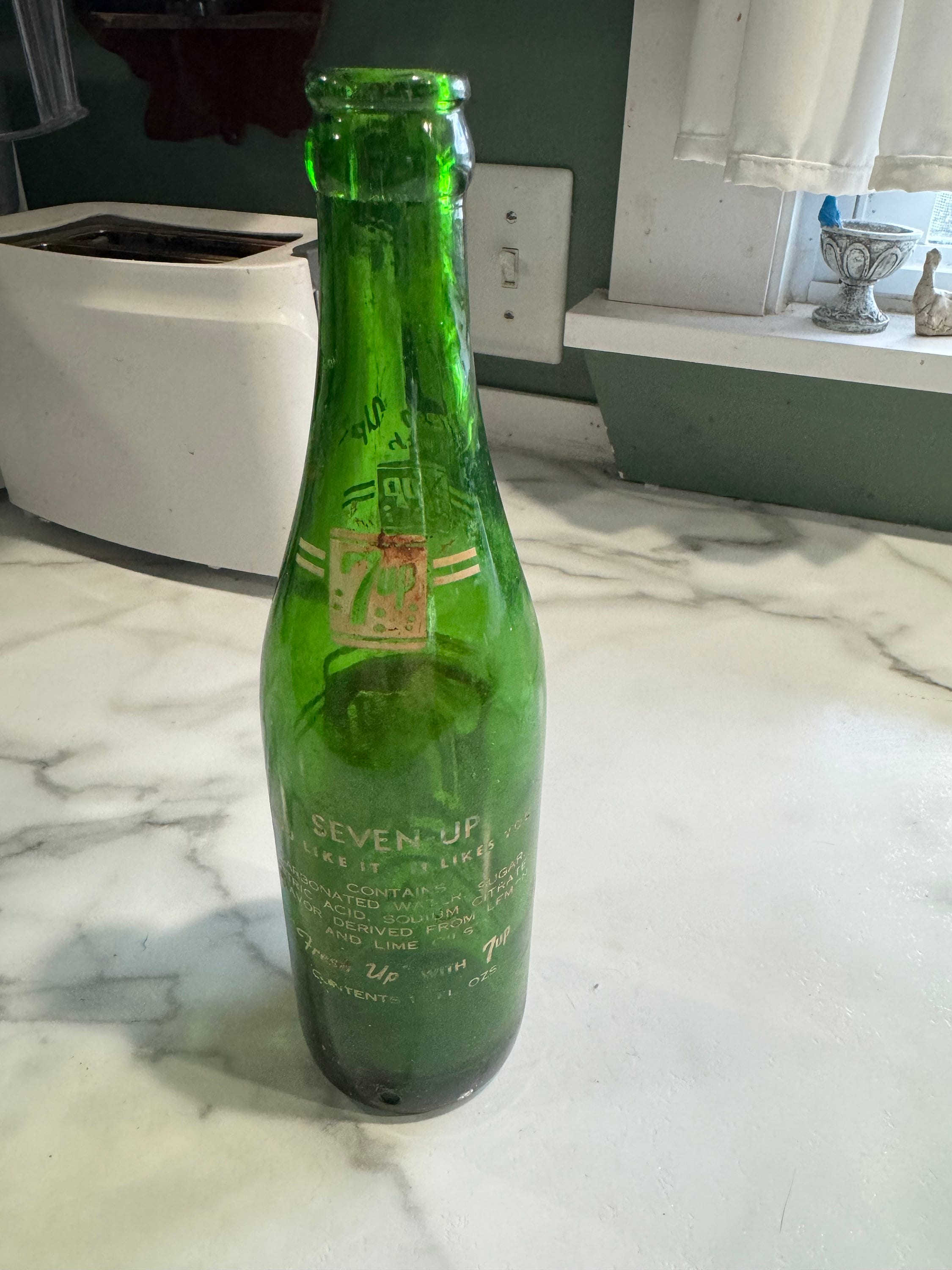 Late 1950's 7up Pop Bottle From Recent Dig - Etsy