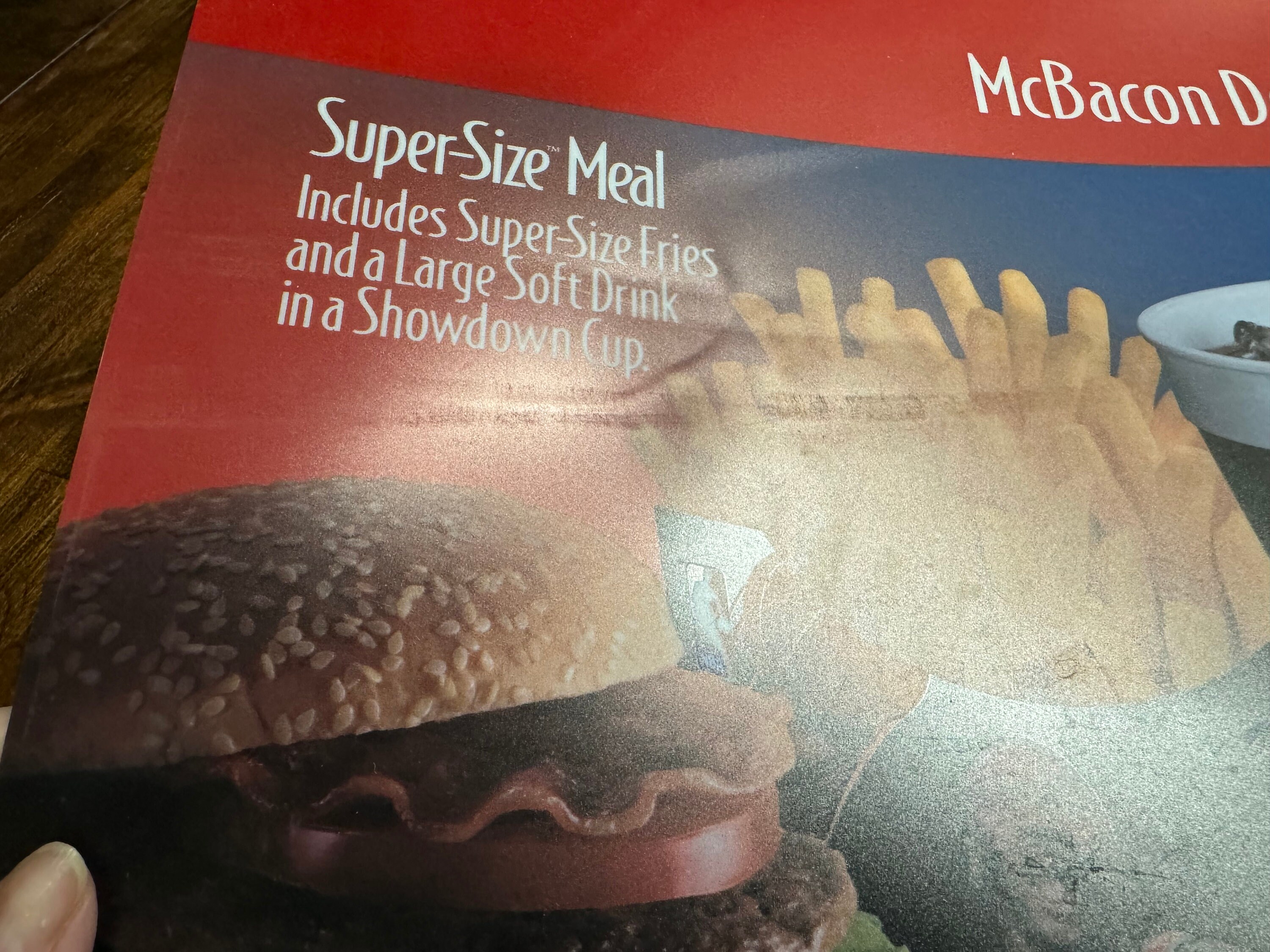 1995 Very Rare Mcdonalds Mcbacon Charles Barkley and Jordan 1995 Very Rare Mcdonalds Mcbacon Charles Barkley and Jordan