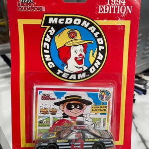 1994 Racing Champions McDonald&#39;s Hamburglar Die Cast Car Mint in Package