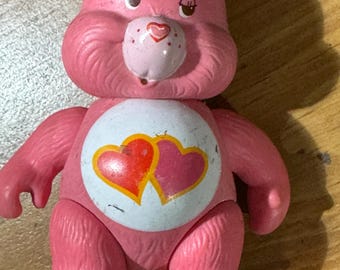 1983 Love A Lot Care Bear Poseable Figure