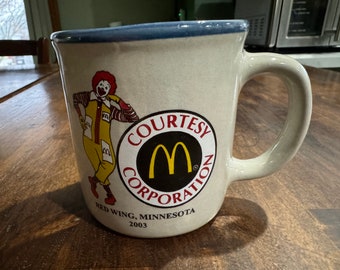 Rare Vintage Hard to Find Red Wing Mcdonalds Minnesota Coffee Mug