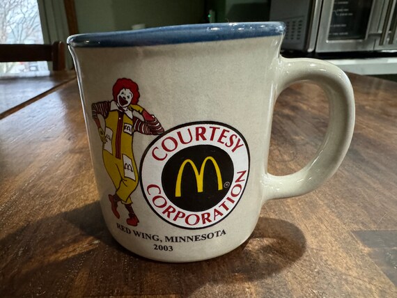 Rare Vintage Hard to Find Red Wing Mcdonalds Minnesota Coffee Mug