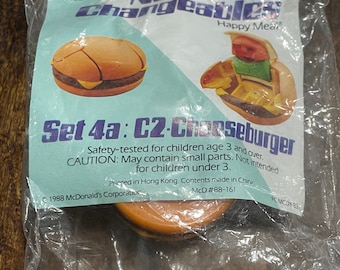1988 McDonalds New Food Changeable Cheeseburger MIP
