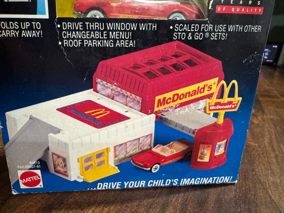 1994 Rare Mcdonalds Hot Wheels Restaurant and Car IOB - Etsy