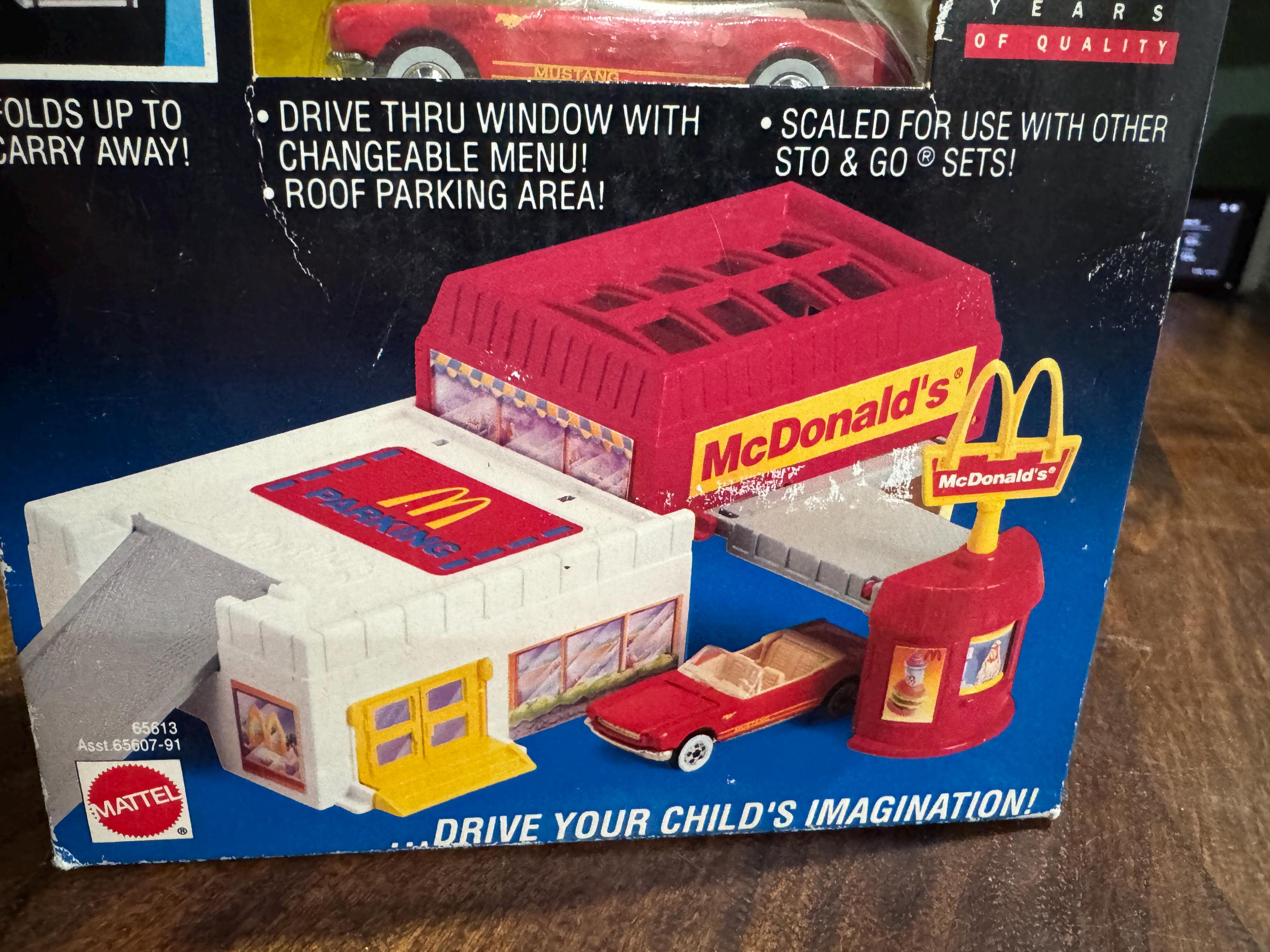 1994 Rare Mcdonalds Hot Wheels Restaurant and Car IOB - Etsy