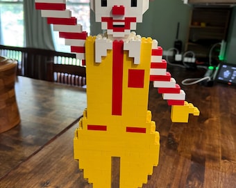 Rare HTF 1980's McDonalds Ronald McDonald 18 1/4 Inch Tall Lego Store Display