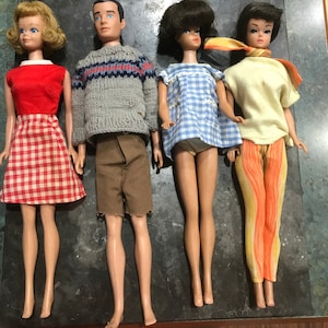 Lot of 20 Vintage Doll Clothing Will Fit Barbie 1960's 