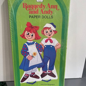 Rare Vintage 1967 Bobbs Merrill Co Raggedy Ann Doll on Faultless Spray  Starch I Love You Can W Original White Lid NEAT Item 