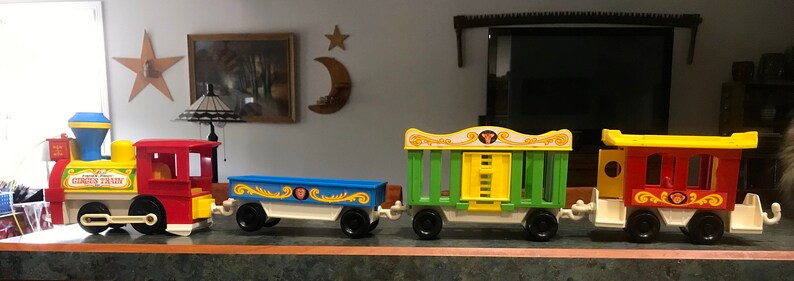 fisher price circus train 1970s