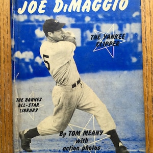 Joe Dimaggio 1950-51 Barnes All Star Library Hardcover Book