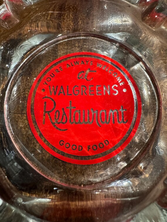 Rare Vintage Ashtray From Walgreens Restaurant - Etsy