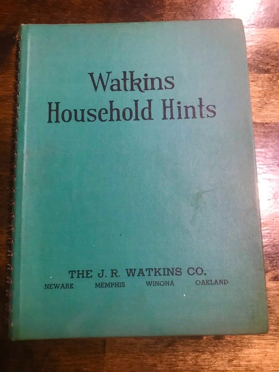 1941 Watkins Household Hints Book Illustrated Advertising Products
