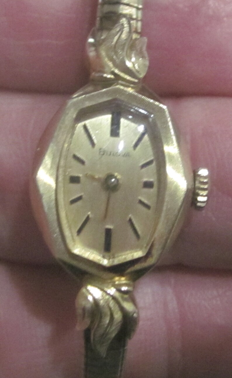Ladies Bulova 10K RGP Watch 1960 Era Etsy