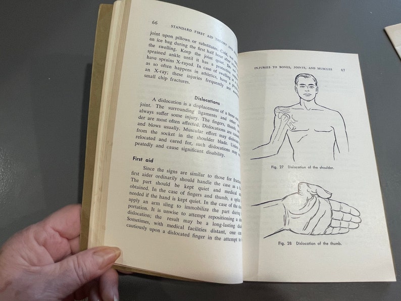 1968 First Aid American Red Cross Handbook Etsy