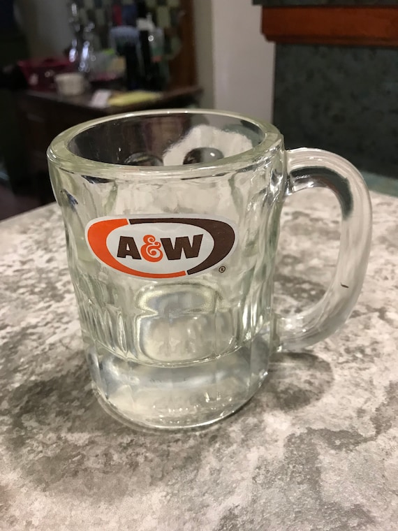 Vintage A & W Root Beer Mug 1970's Large 4 1/2 Inch Mug Etsy