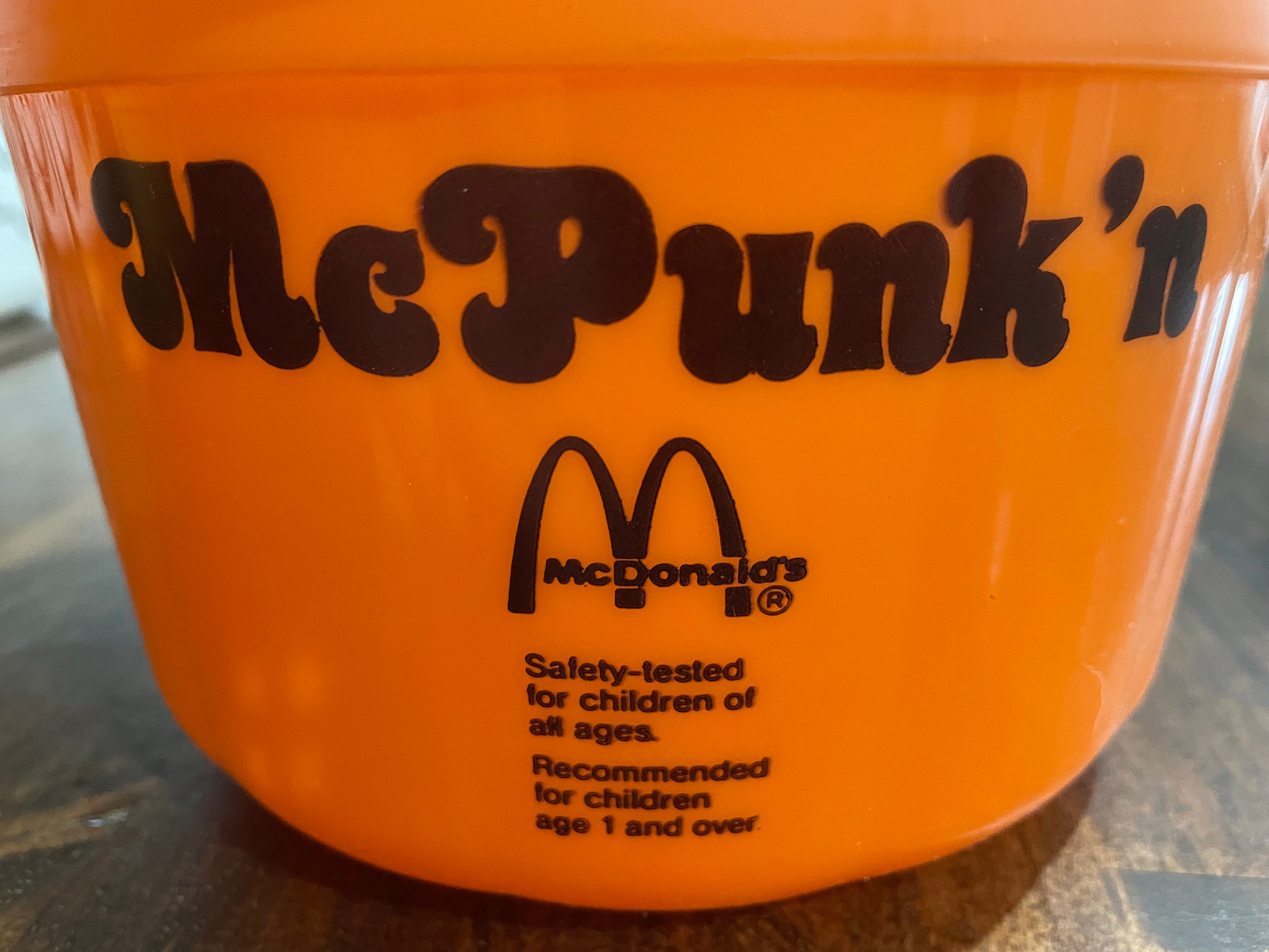 1986 Mcdonalds Mcpunk'n Halloween Bucket - Etsy