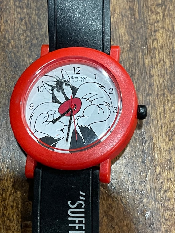 1994 Sylvester Suffering Succotash Wrist Watch - image 1