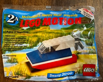 1989 McD McDonald's Lego Motion No 2A Swamp Stinger Mint in Package