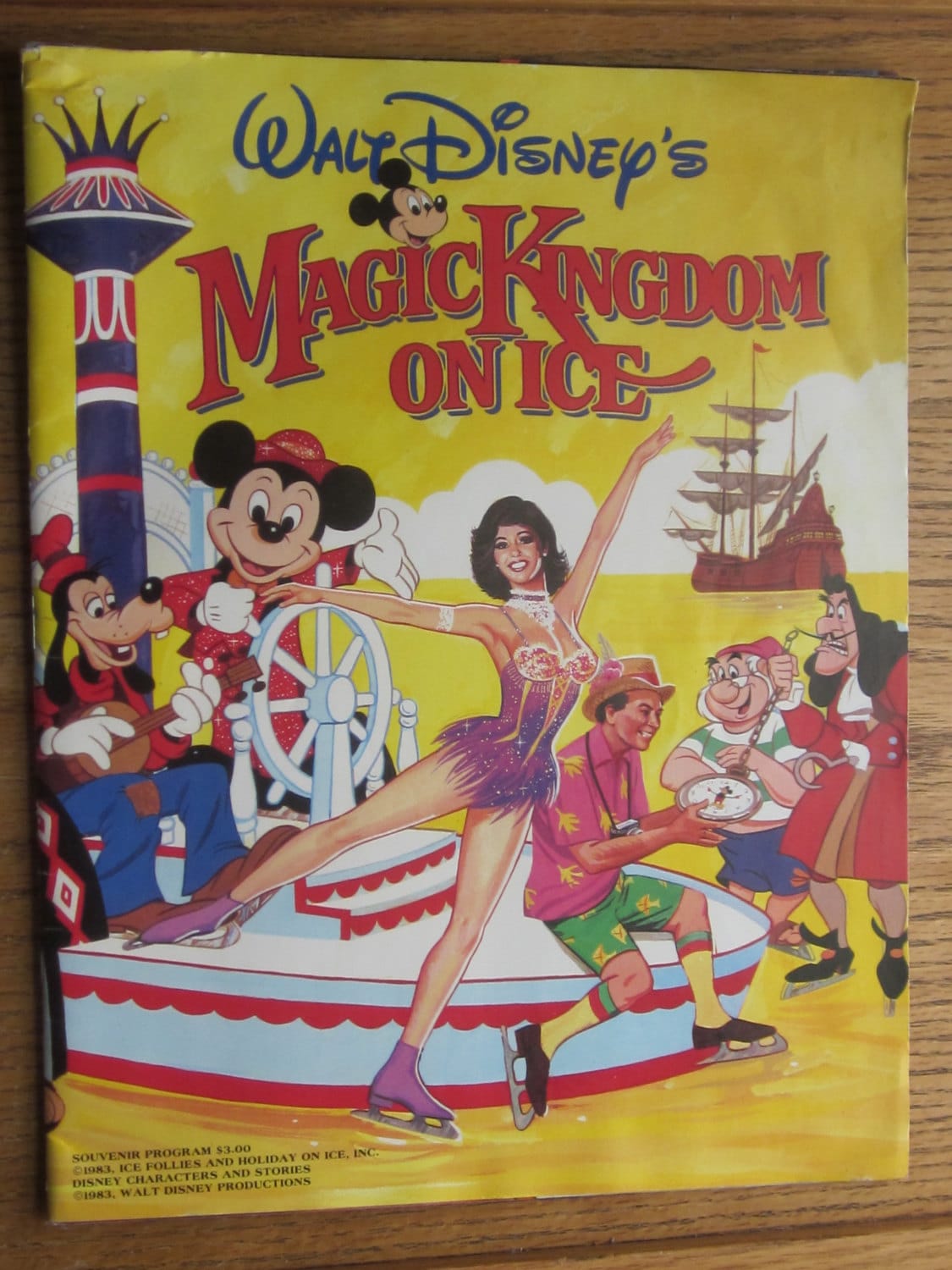 1983 Walt Disney Magic Kingdom on Ice Program Collectible - Etsy