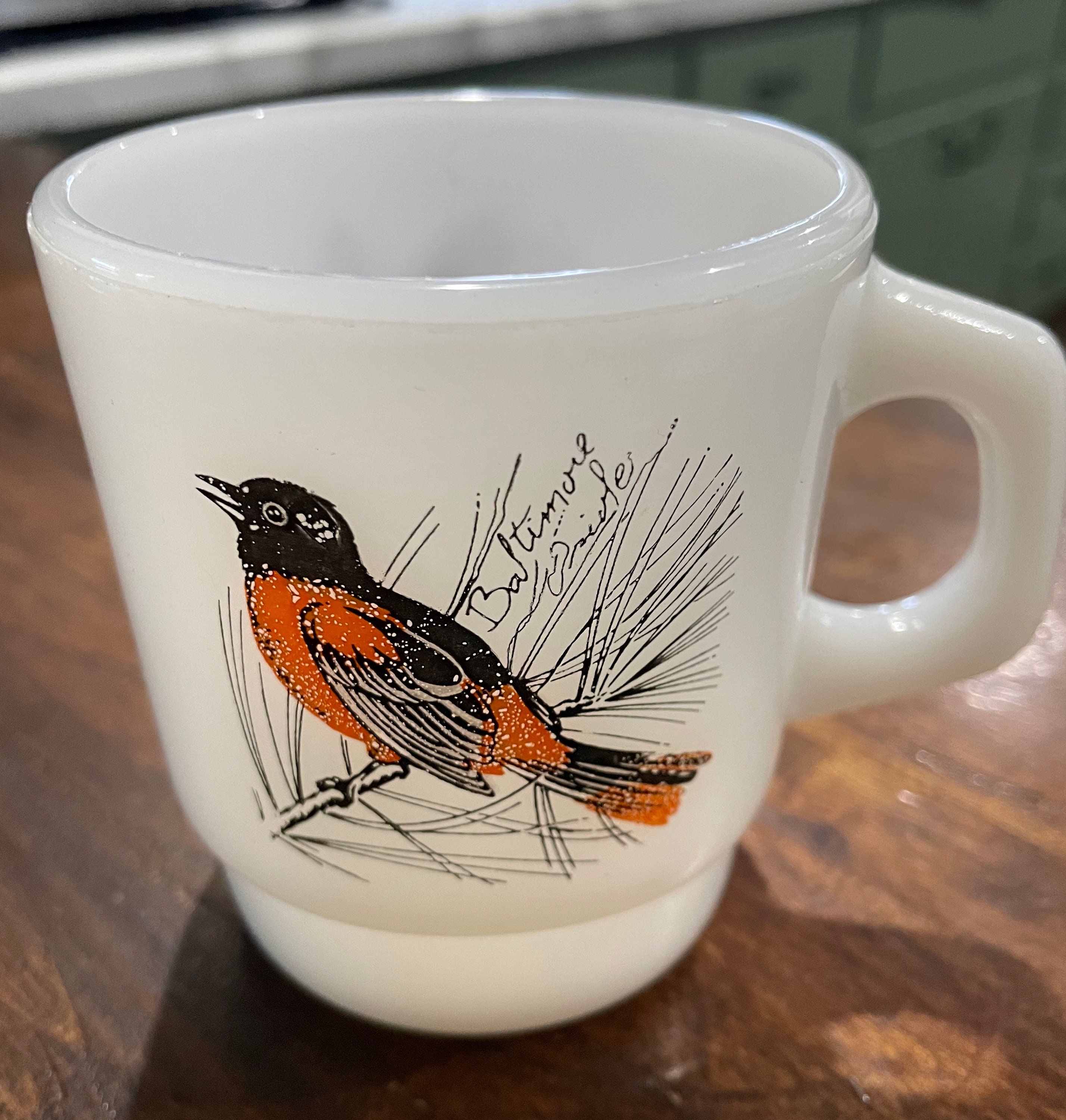 Fire King Bird Cup - Etsy
