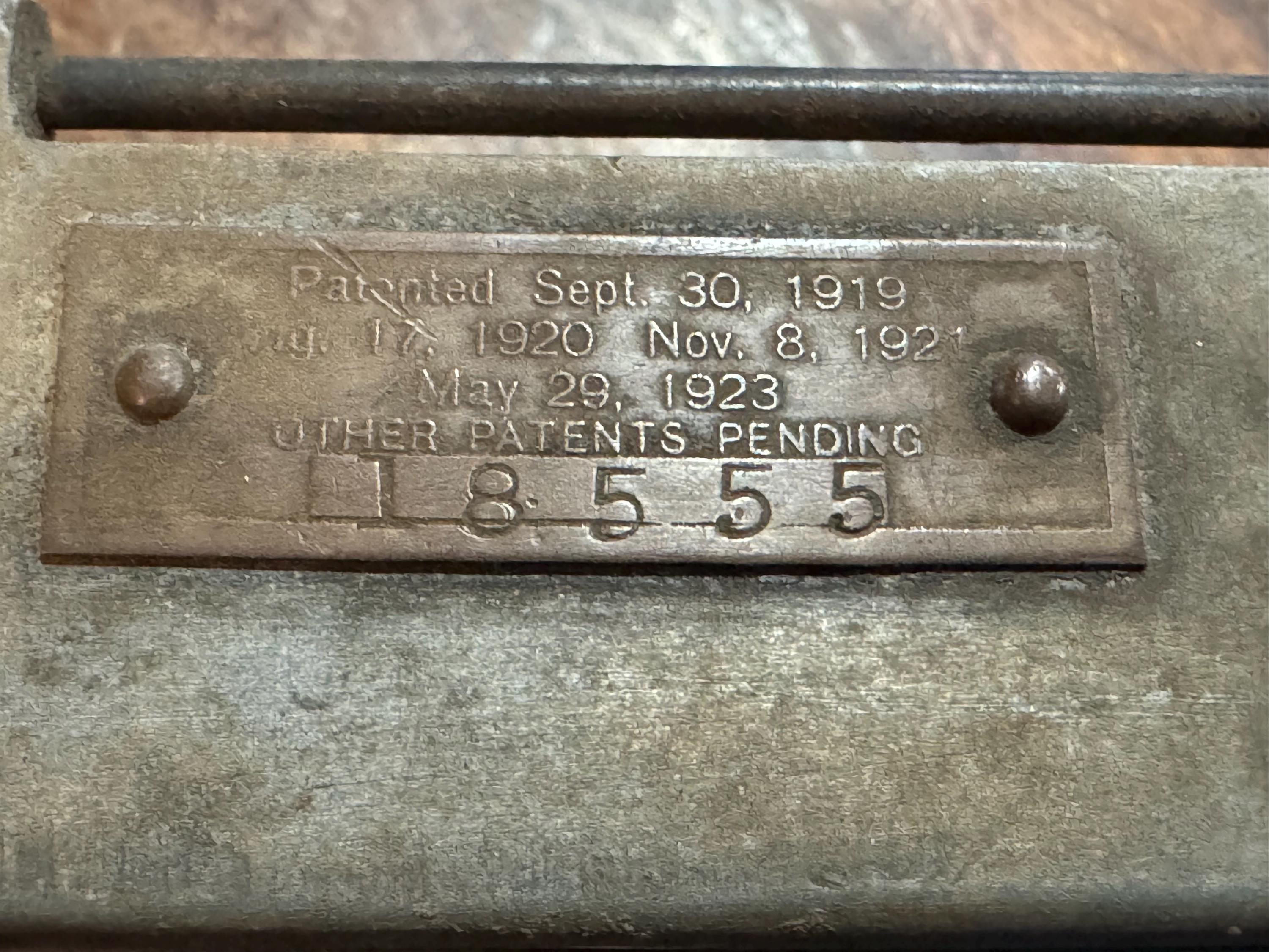 Rare 1923 the Wiz Register Recorder Receipt Writer Made in Niagara