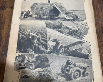 Rare August 15, 1945 Indiana Farmers Guide Farming Equipment  on Cover