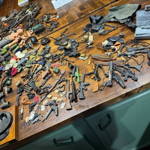 1990s GI Joe and 21st Century Military Action Asscessoriies Qty of 345 Pcs